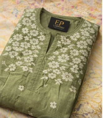 Olive Green Harmony Kurti